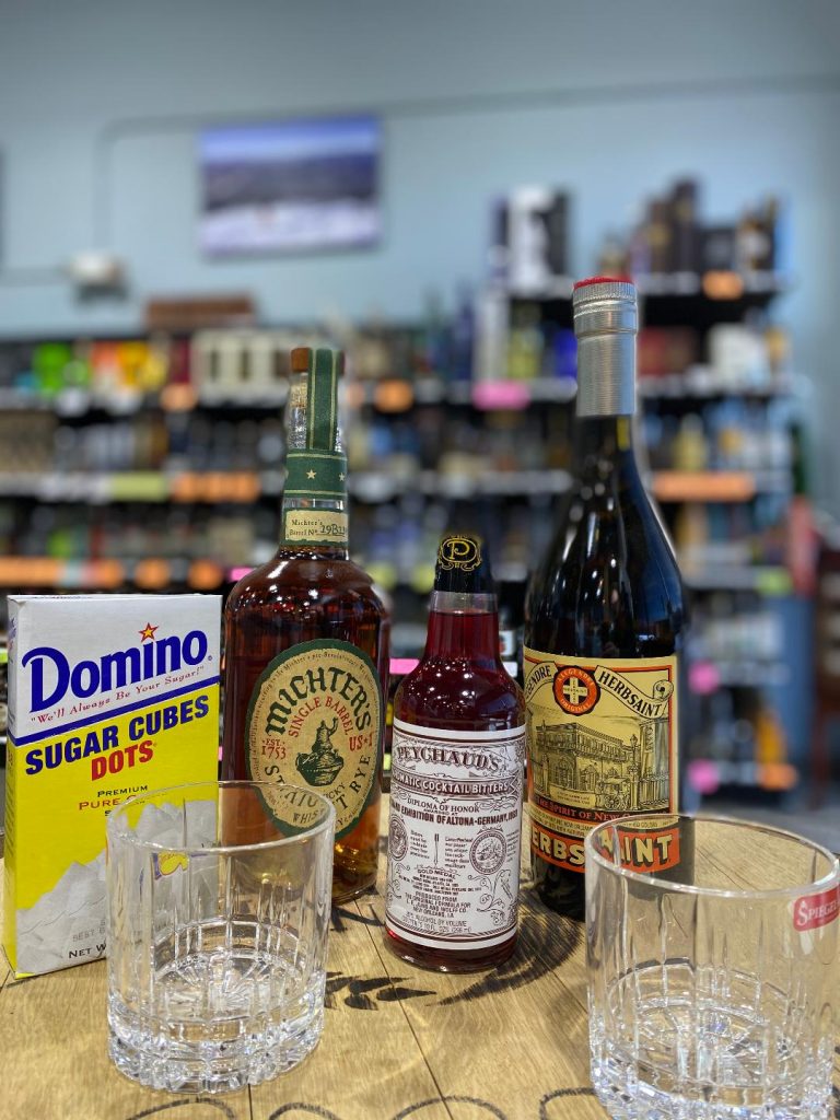 Sazerac ingredients