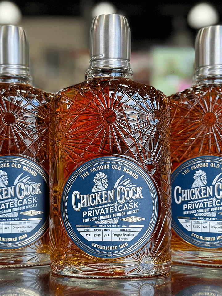 chicken cock bourbon single barrel trailhead liquor